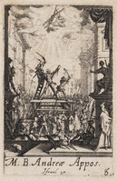 TvB G 4829
<br/>
Martyrium Andreas ("Kleine Apostelserie")
<br/>
<em>Callot, Jacques (1592 - 1635)</em>